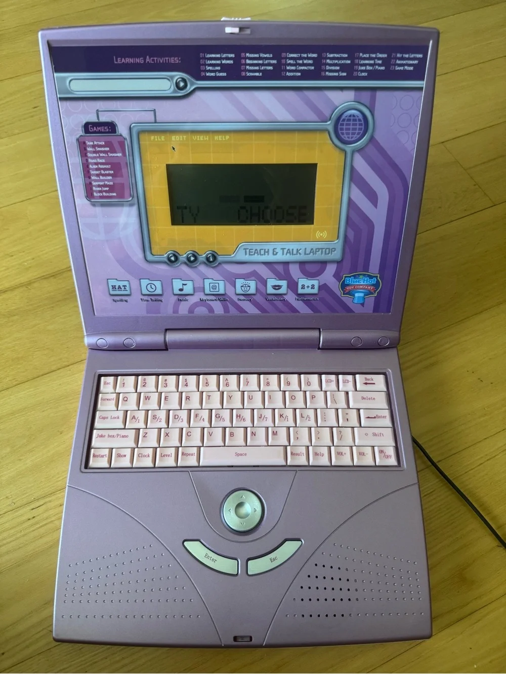 Kids Learning Laptop - Pink
